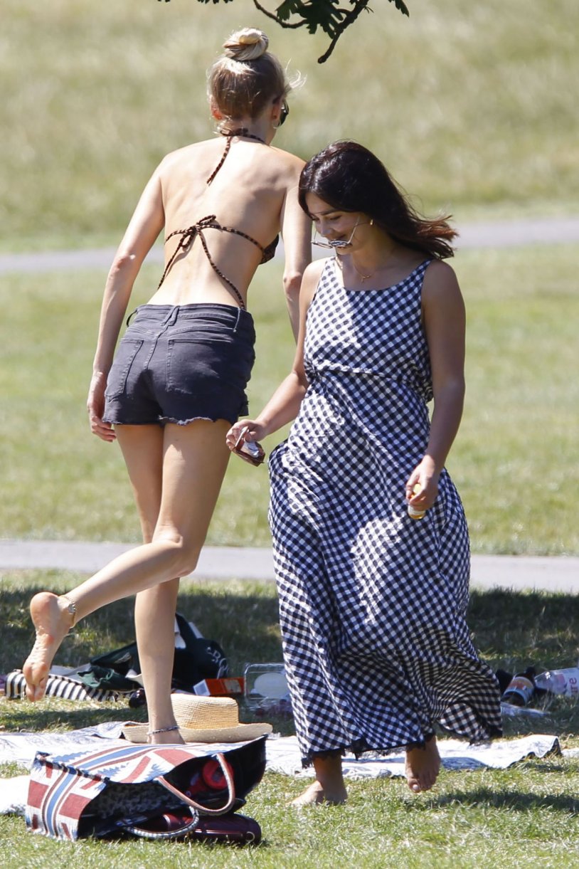 Jenna Coleman hot in a swimsuit