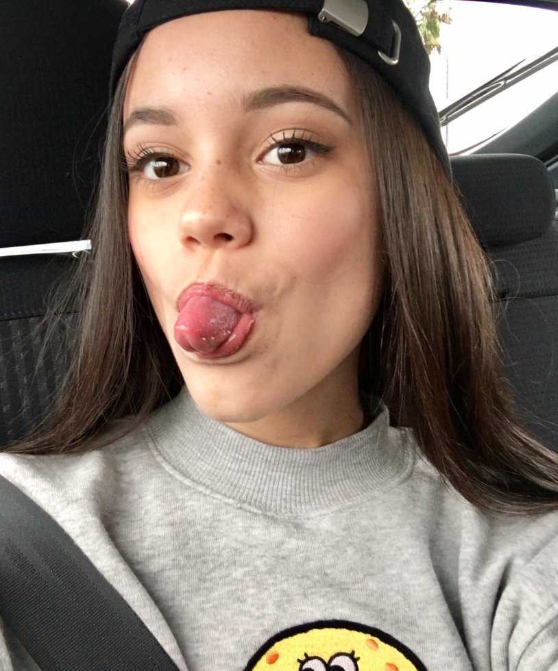 Jenna Ortega Tongue