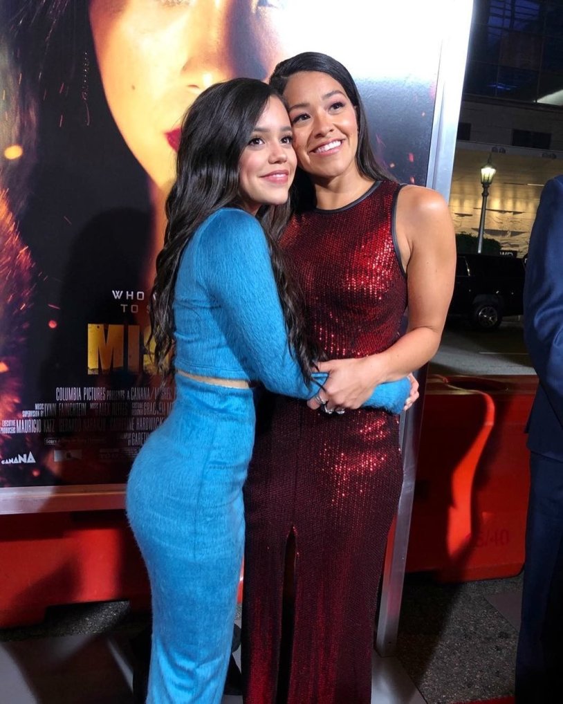 Gina Rodriguez and Jenna Ortega