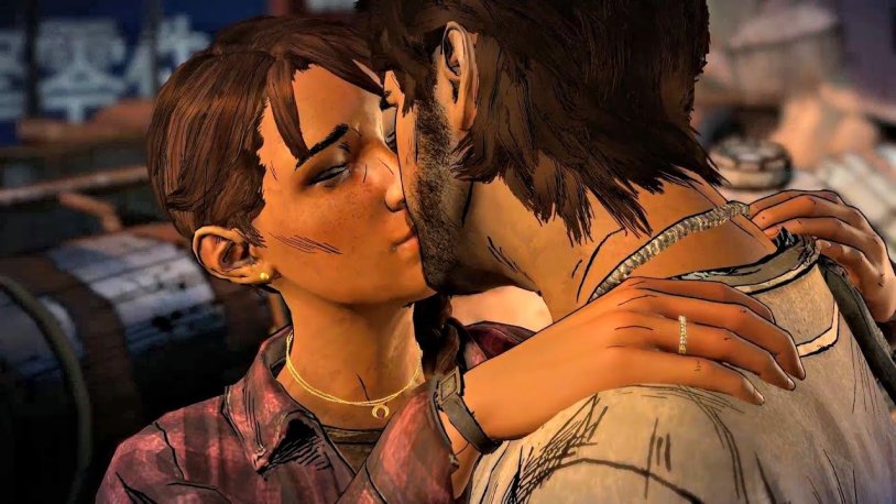 The Walking Dead Javier and Clementine