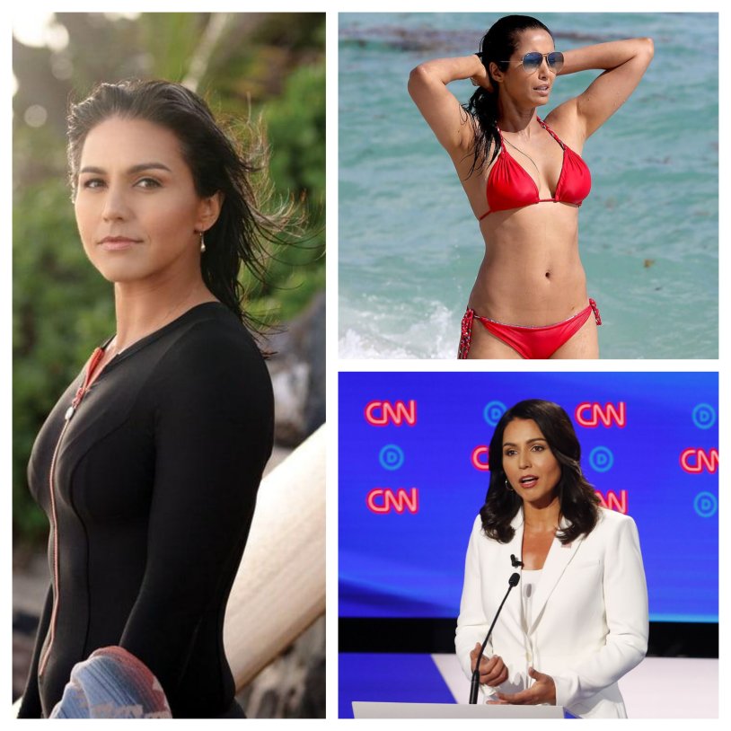 Tulsi Gabbard and Tucker Carlson