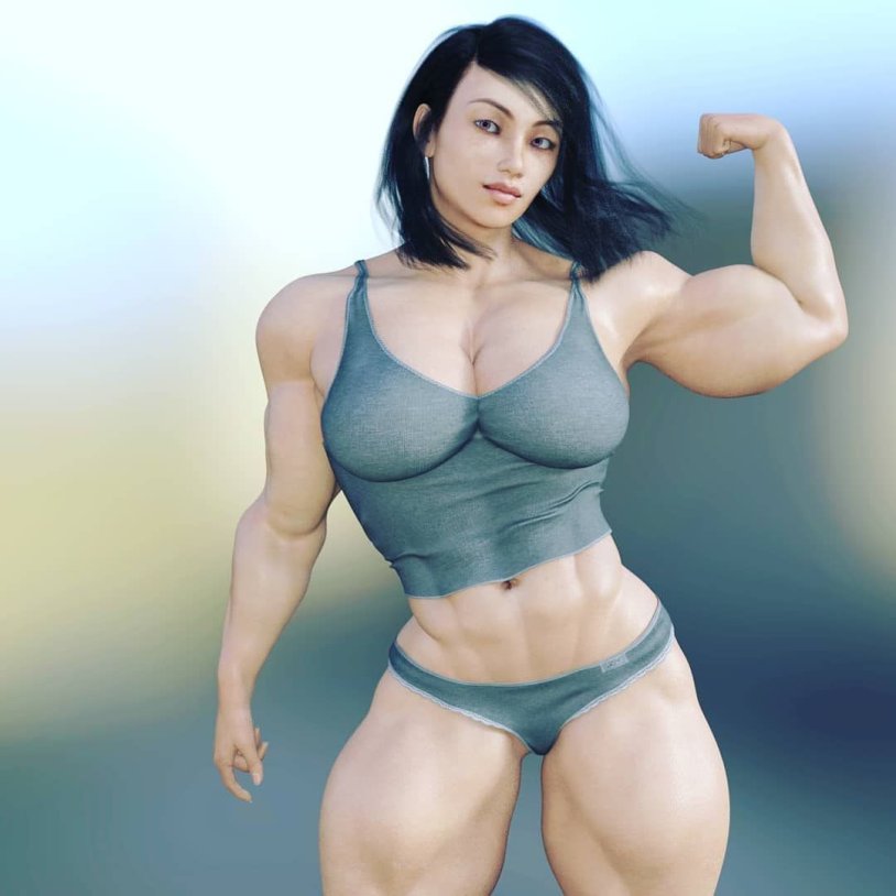 The strength of the girl