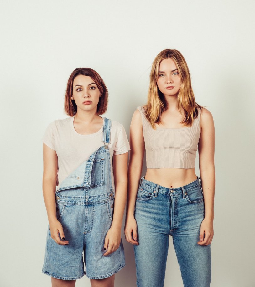 Hannah Marx and Liana Liberato