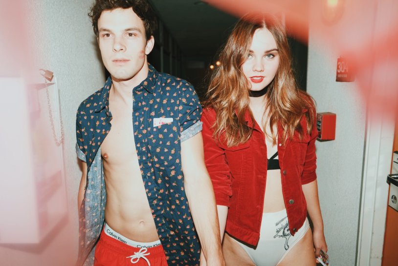 Liana Liberato in a swimsuit