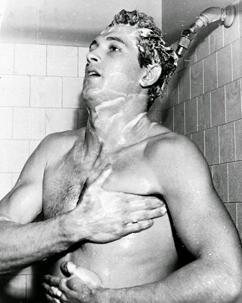 Rock Hudson and Tom Clark