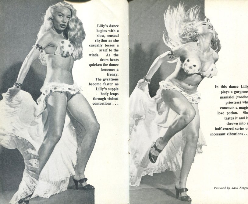 Vintage Burlesque Stripper Backstage Nude 1975