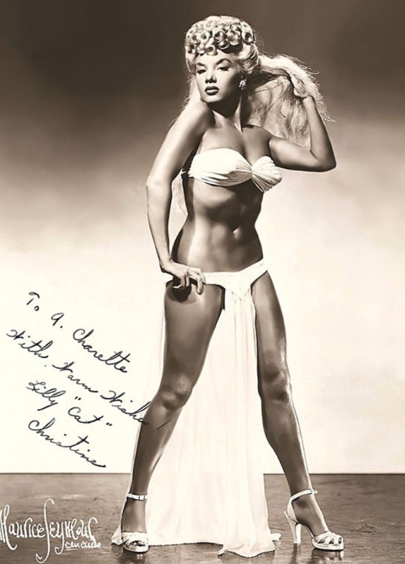Board girl: Burleska star of the 50s Lilly Christine