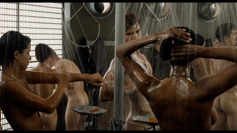 Camera in a female shower