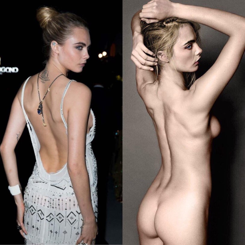 Cara Delevingne Carnivated Row Nude