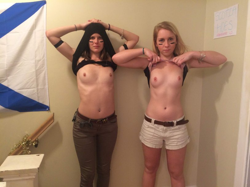 Naked students naked protest