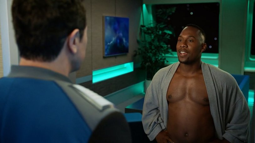 Naked actors of the series Orville