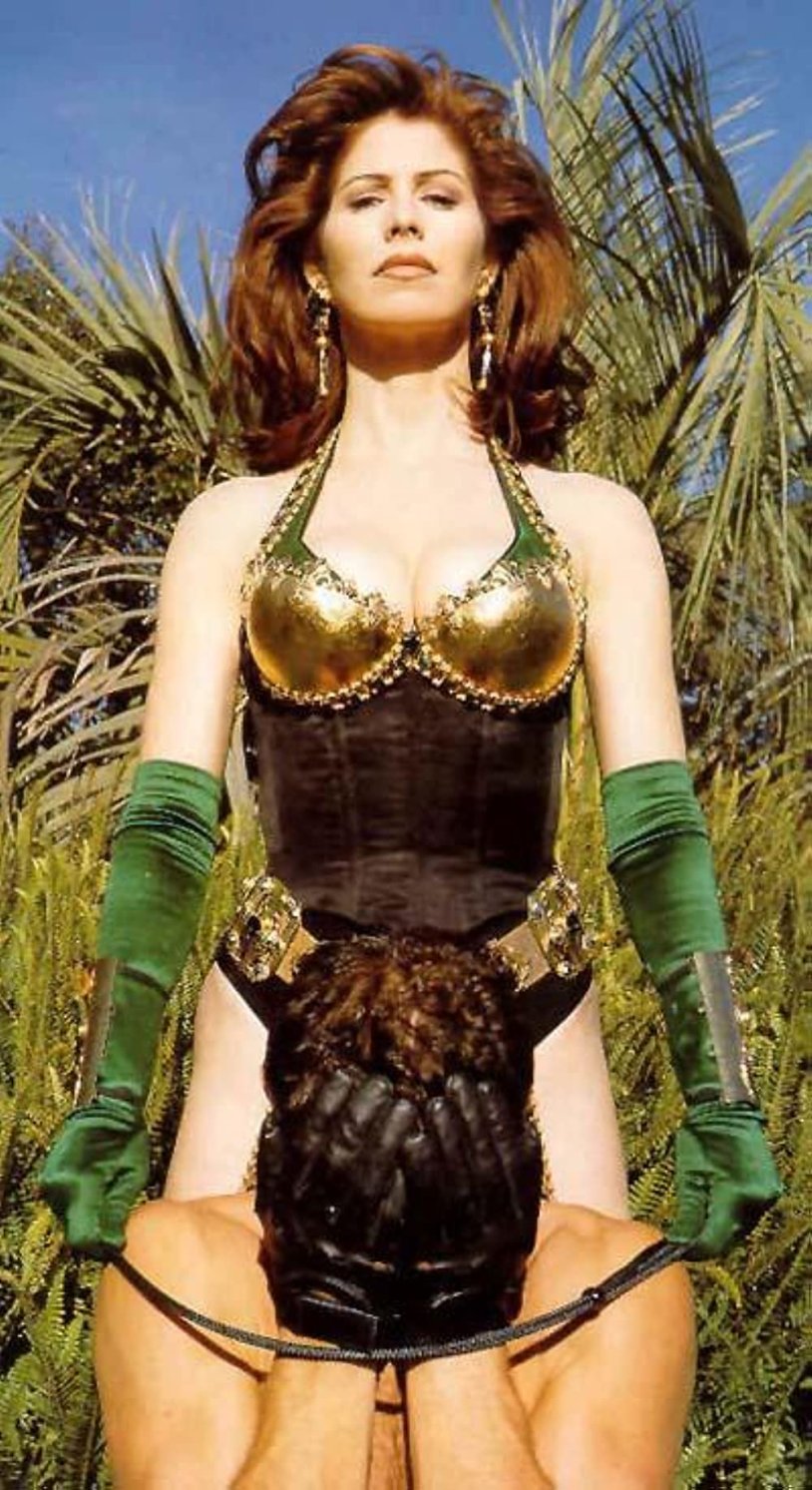 Dana Delyny in a swimsuit