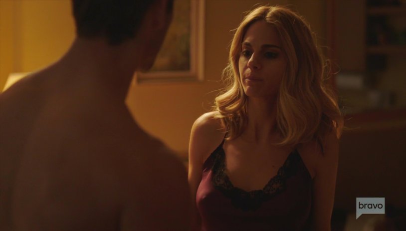 Kelly Krueger in a swimsuit