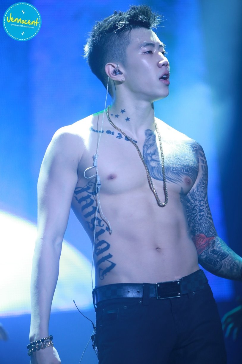Jay Park with bras