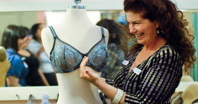 Genet Goldstin in a swimsuit