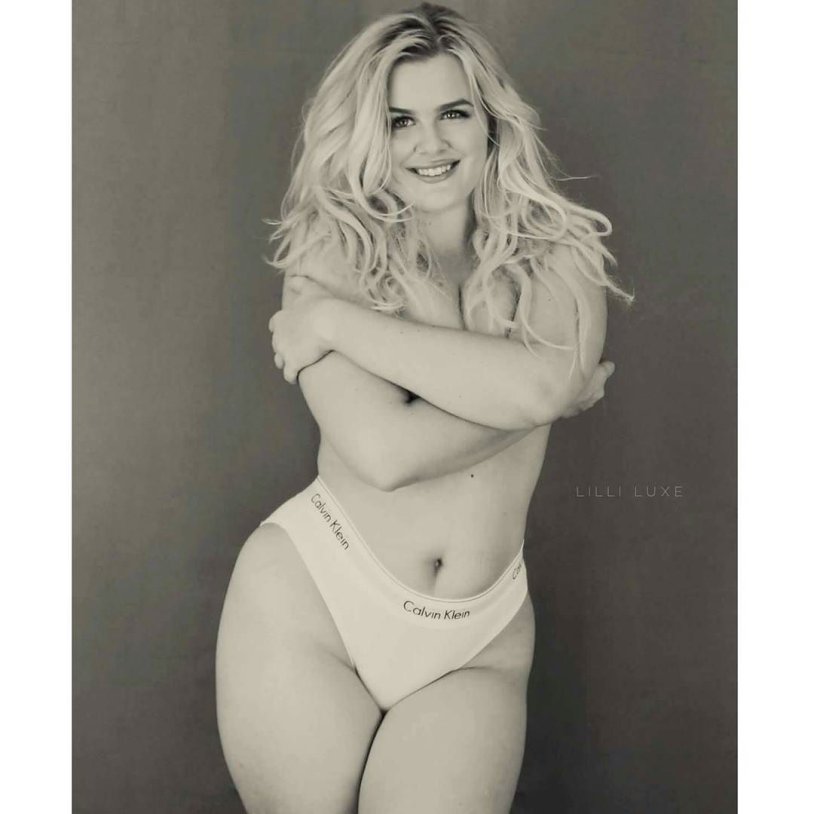 The naked chest of the wife is private