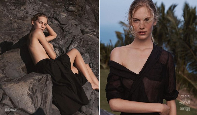 Vanessa Aksent in a swimsuit