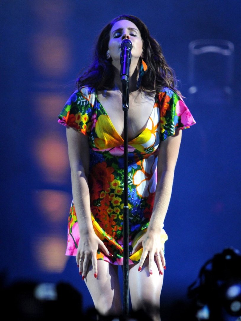 The girl bent into the car