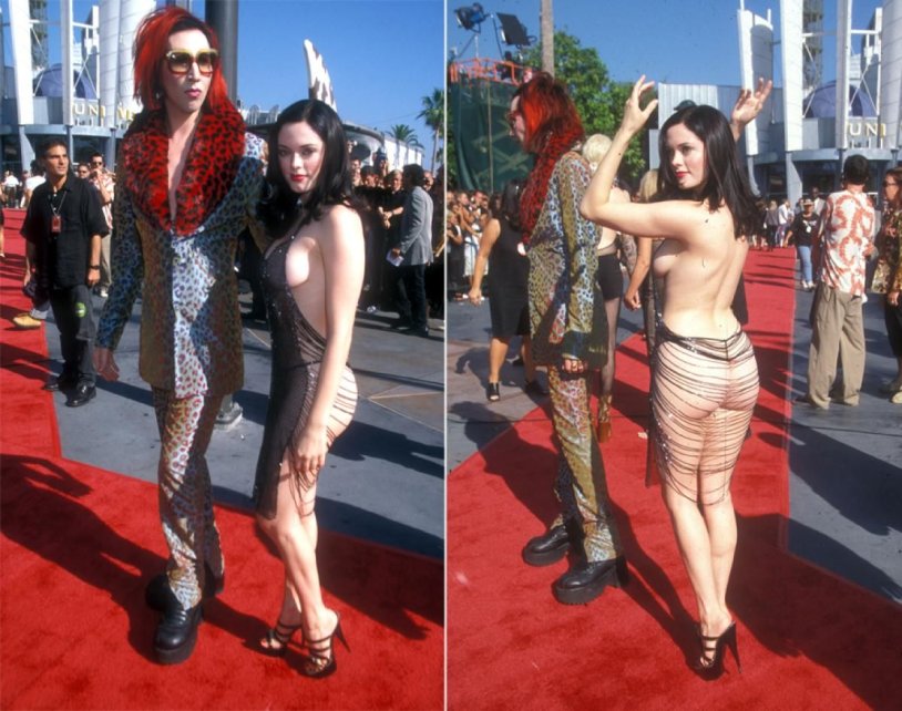 Marilyn Manson and Rose McGowan