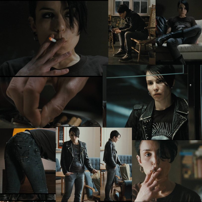Lisbeth Salander and Niels Burman