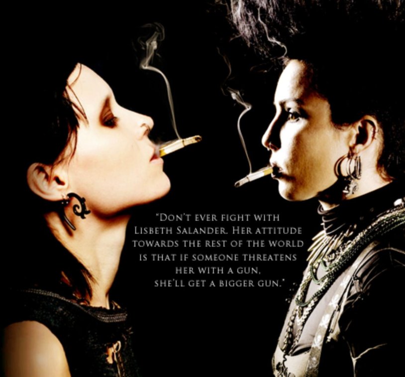 Claire Foy Girl with Dragon Tattoo