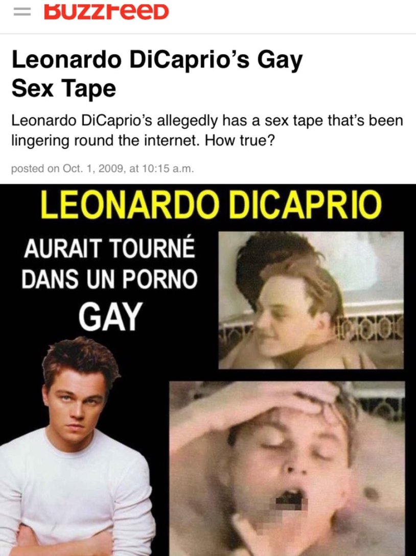 Fuck Leonardo DiCaprio