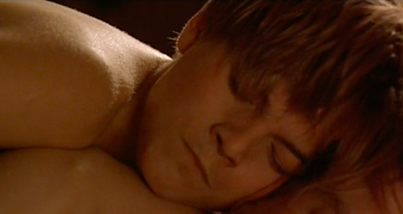 Leonardo DiCaprio in the film Wolf with Wall Street Naked