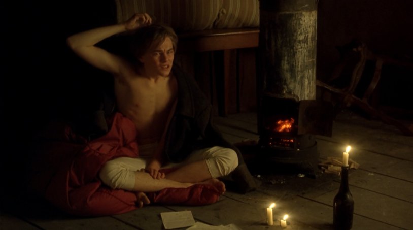 Leonardo DiCaprio turned around