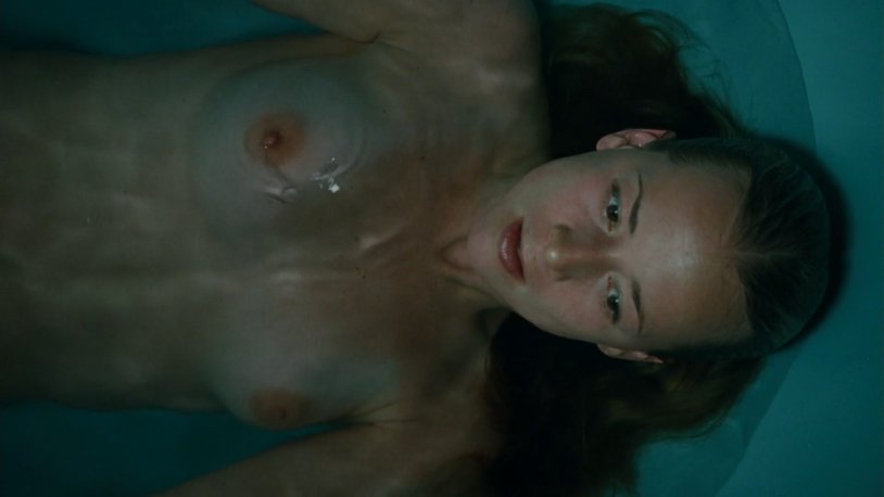 Tits scene from a horror movie