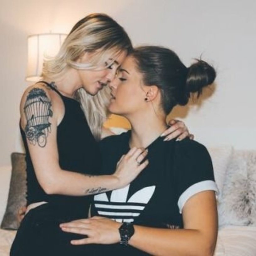 French kiss with dad