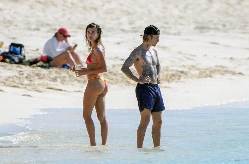 Haley Baldwin and Justin Bieber