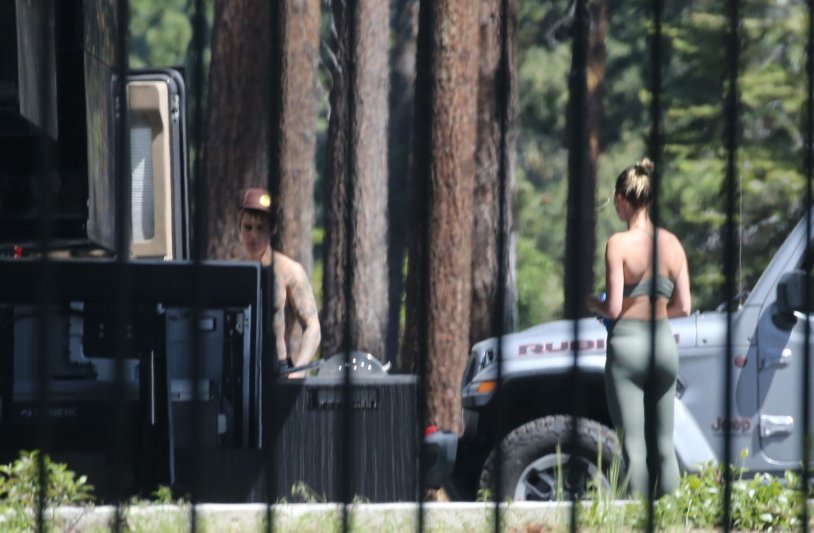 Justin Bieber and Haley Paparazzi