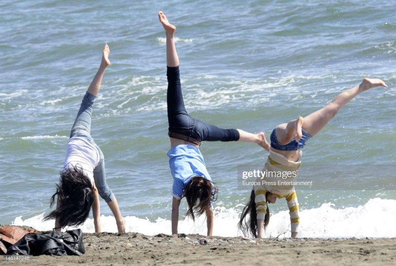 Daphni Joy in a dress