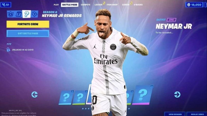 Neymar without torso 2021