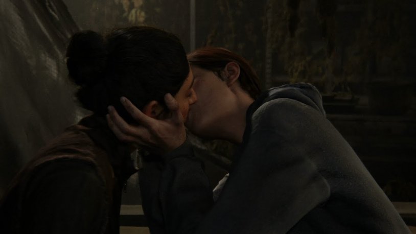 The Last of Us 2 Ellie kiss