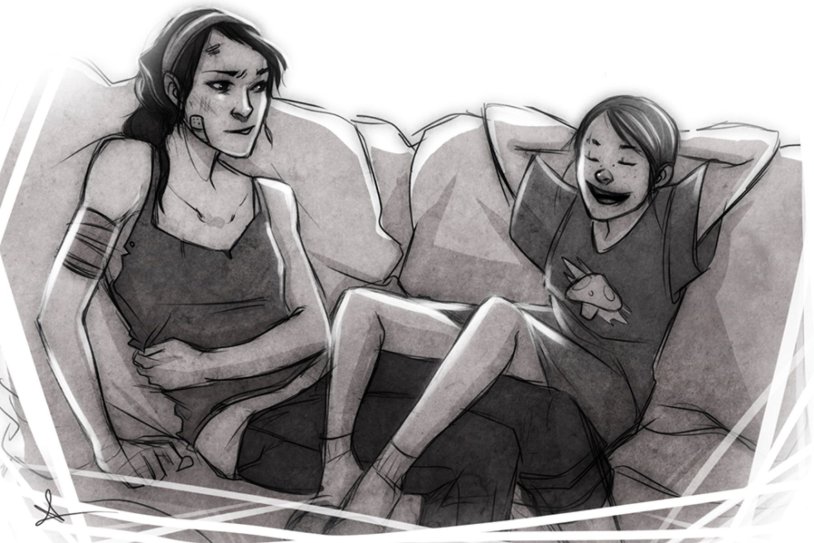 The Last of Us Ellie and Dina