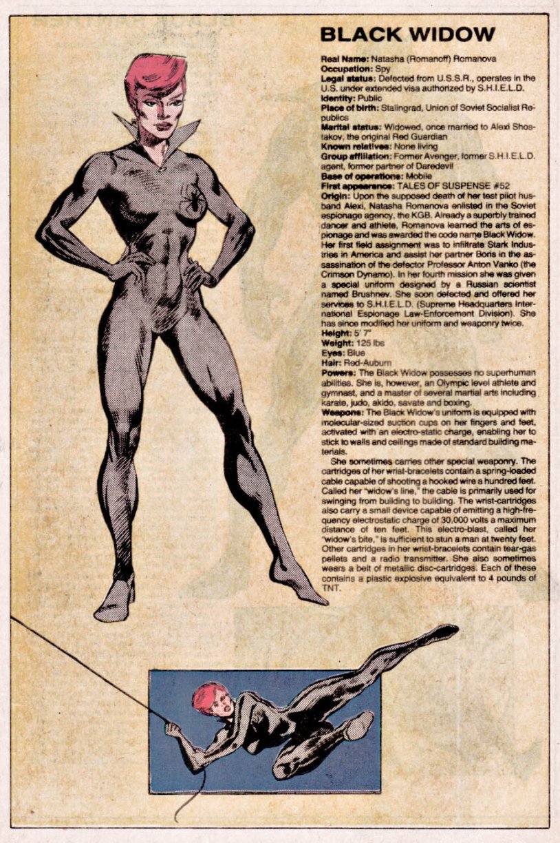 Helen Stifler Black Widow Cosplay