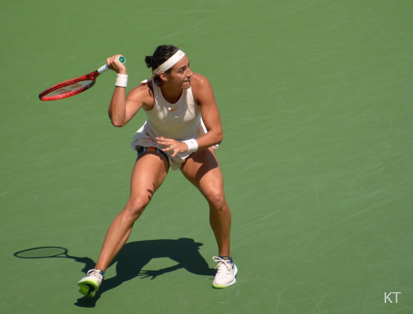 Caroline Garcia in a swimsuit