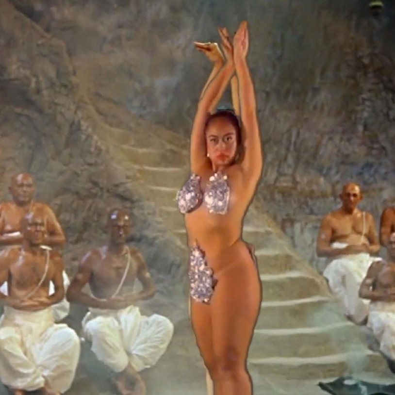 Tennis Carolina Garcia in a swimsuit