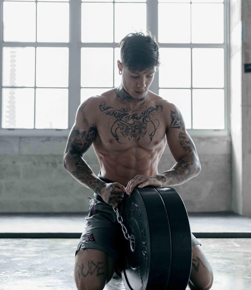 Chris Heria in full height