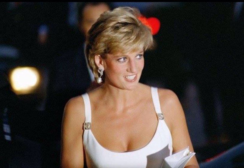 Princess Diana in a swimsuit with Dodi