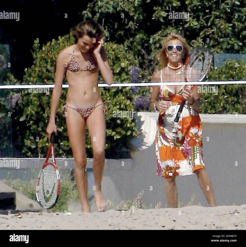 Dina Shihabi in a swimsuit