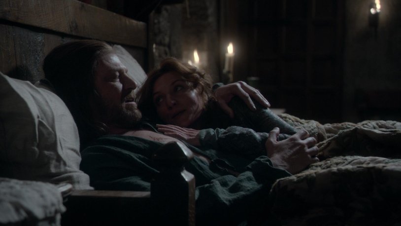 Ned and Katililin Stark