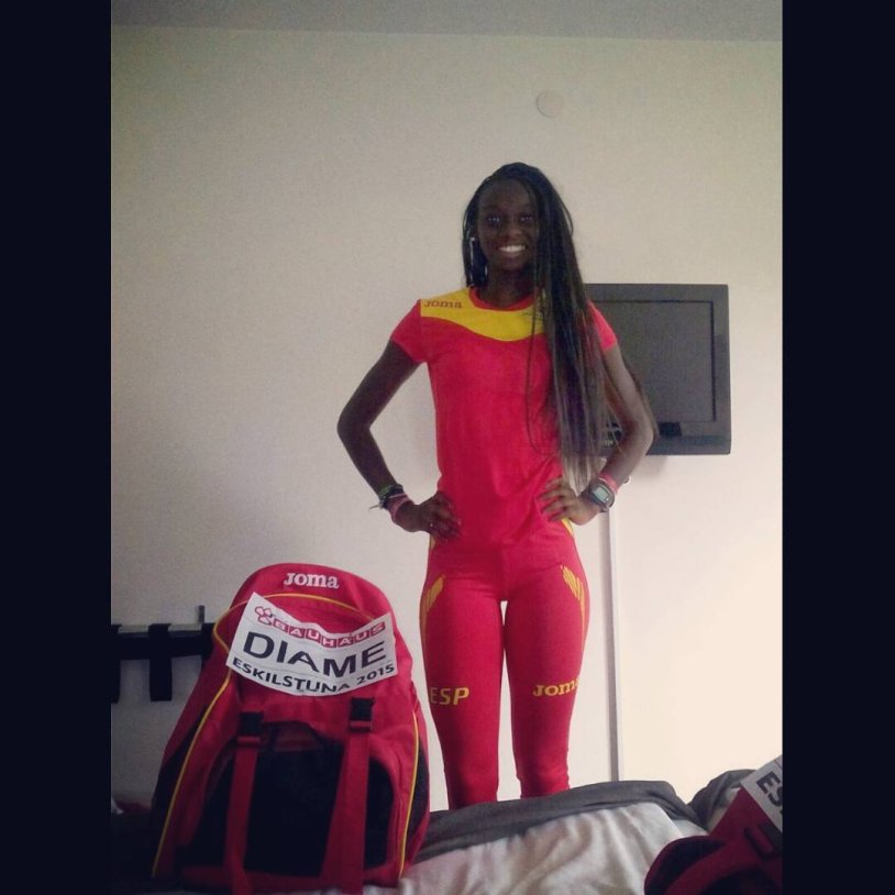 Spanish runner Diame