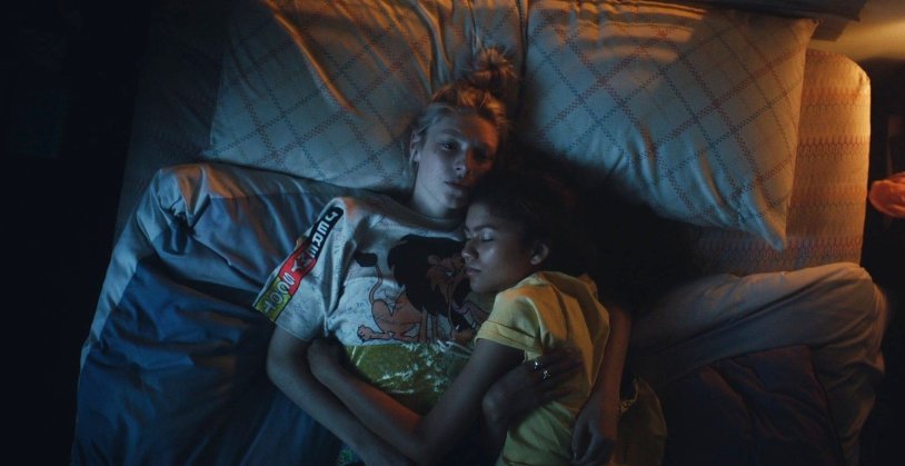 Hunter Schafer in the series of euphoria