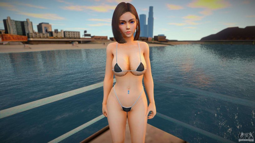 Samantha Cormier in a swimsuit