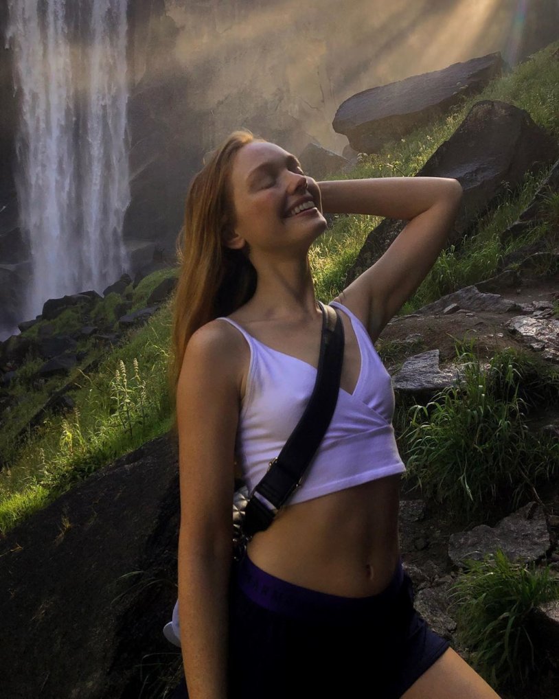 Samantha Cormier in a swimsuit