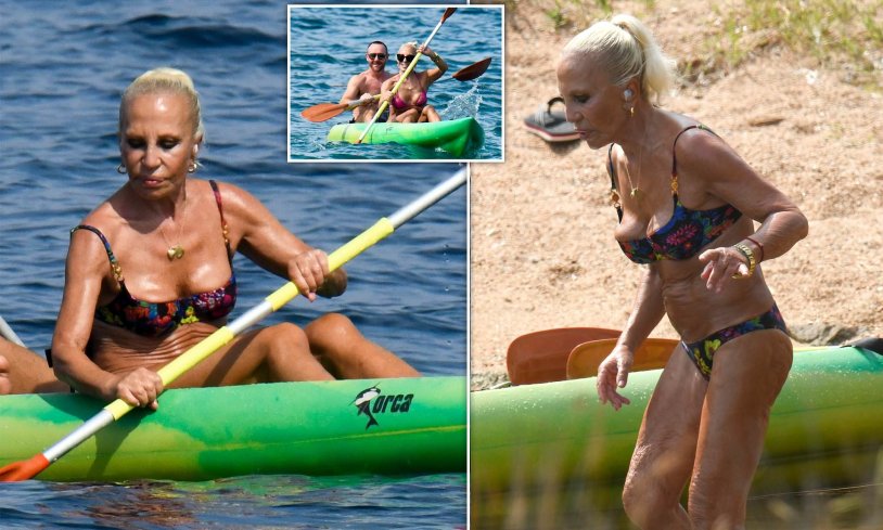 Donatella Versace breasts