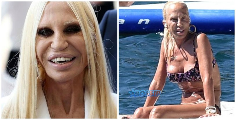 Donatella Versace in youth
