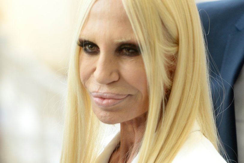 Donatella Versace after new plastic